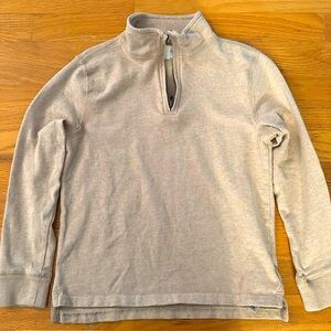 J. Crew Kids Beige Long Sleeve Polo